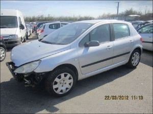 Voiture accidentée : PEUGEOT 307