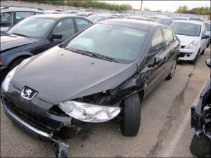 Voiture accidentée : PEUGEOT 407